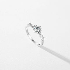 MODIAN Sparkling Crown Rings For Women 925 Sterling Silver Twining Ring Wedding Engagement Statement Female Jewelry Gifts