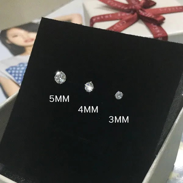 SMTCAT 0.5-1.2 Carat D Color Moissanite Ear Stud Earrings For Women 925 Sterling Silver Sparkling Piercing Earring Fine Jewelry