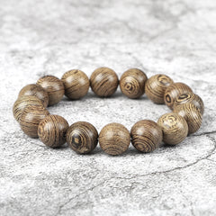 Natural Wooden Beads Bracelet Tibetan Buddha Rosary Handmade Bracelets Men and Women Yoga Meditation Prayer Beaded Jewelry Gifts